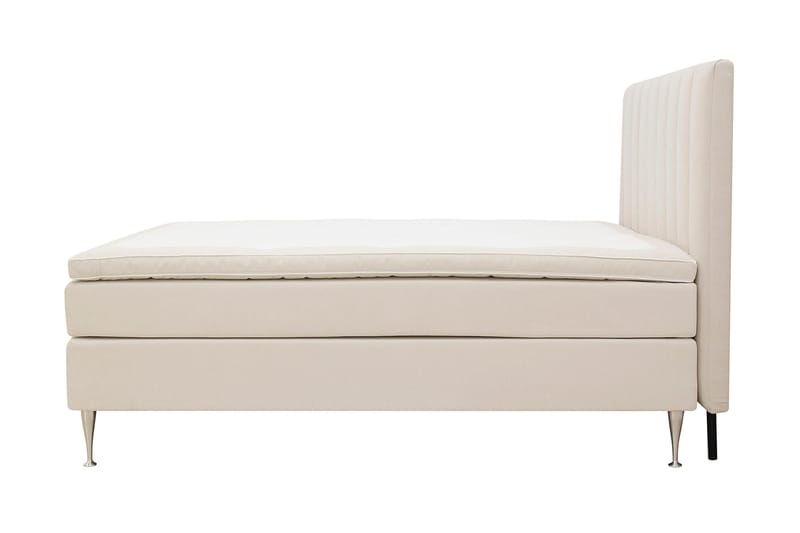 Hilton High Komplet Sengepakke 180x200 cm - Lys beige - Møbler - Senge - Kontinentalsenge