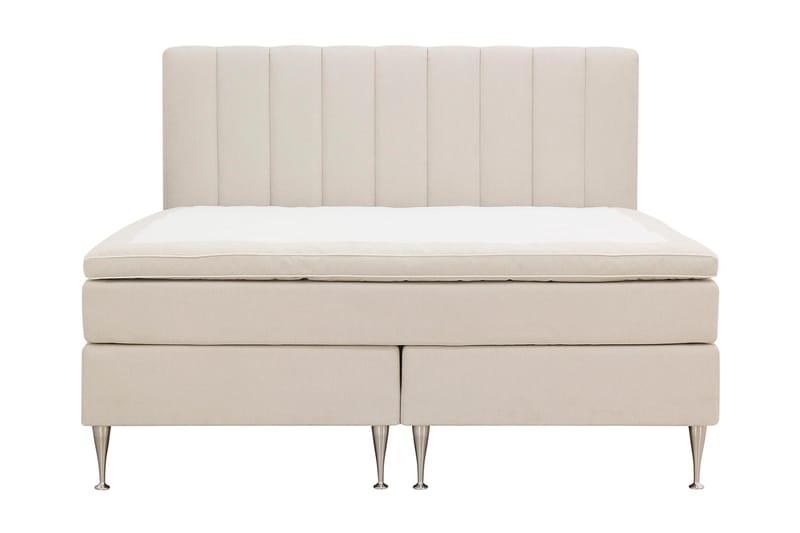 Hilton High Komplet Sengepakke 180x200 cm - Lys beige - Møbler - Senge - Kontinentalsenge