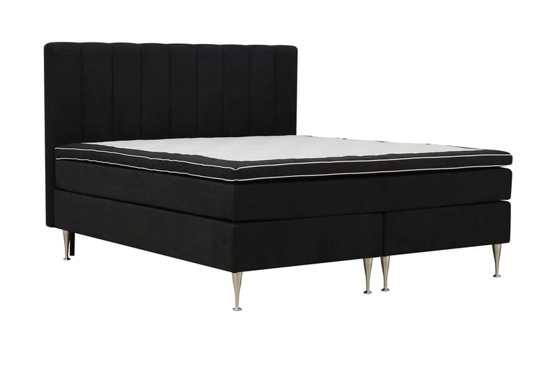 Hilton High Komplet Sengepakke 180x200 cm - Mørkegrå - Møbler - Senge - Kontinentalsenge