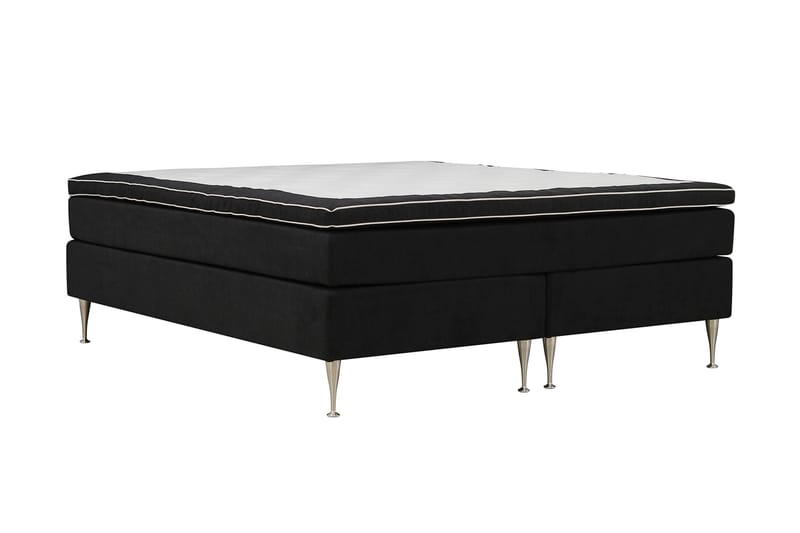 Hilton High Kontinentalseng 160x200 cm - Antracit - Møbler - Senge - Komplet sengepakke