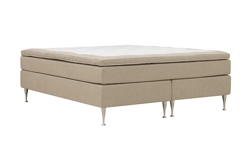 Hilton High Kontinentalseng 160x200 cm - Beige - Møbler - Senge - Komplet sengepakke