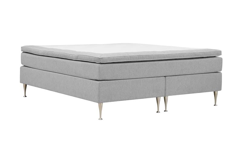 Hilton High Kontinentalseng 160x200 cm - Grå - Møbler - Senge - Komplet sengepakke