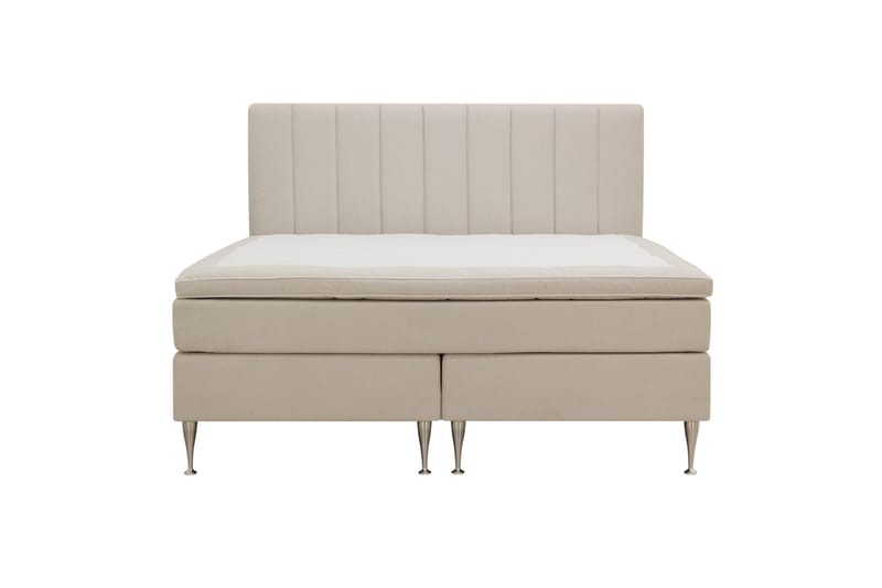 Hilton High Kontinentalseng 160x200 cm - Lys beige - Møbler - Senge - Kontinentalsenge
