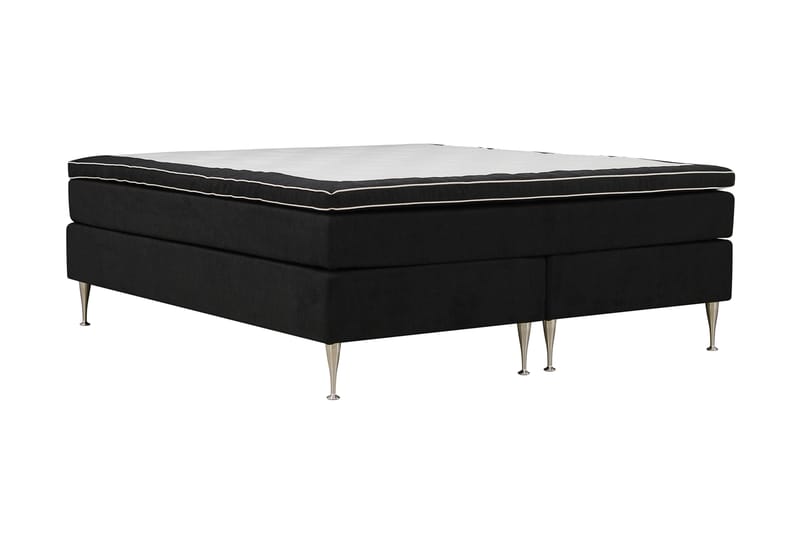 Hilton High Kontinentalseng 180x200 cm - Antracit - Møbler - Senge - Komplet sengepakke