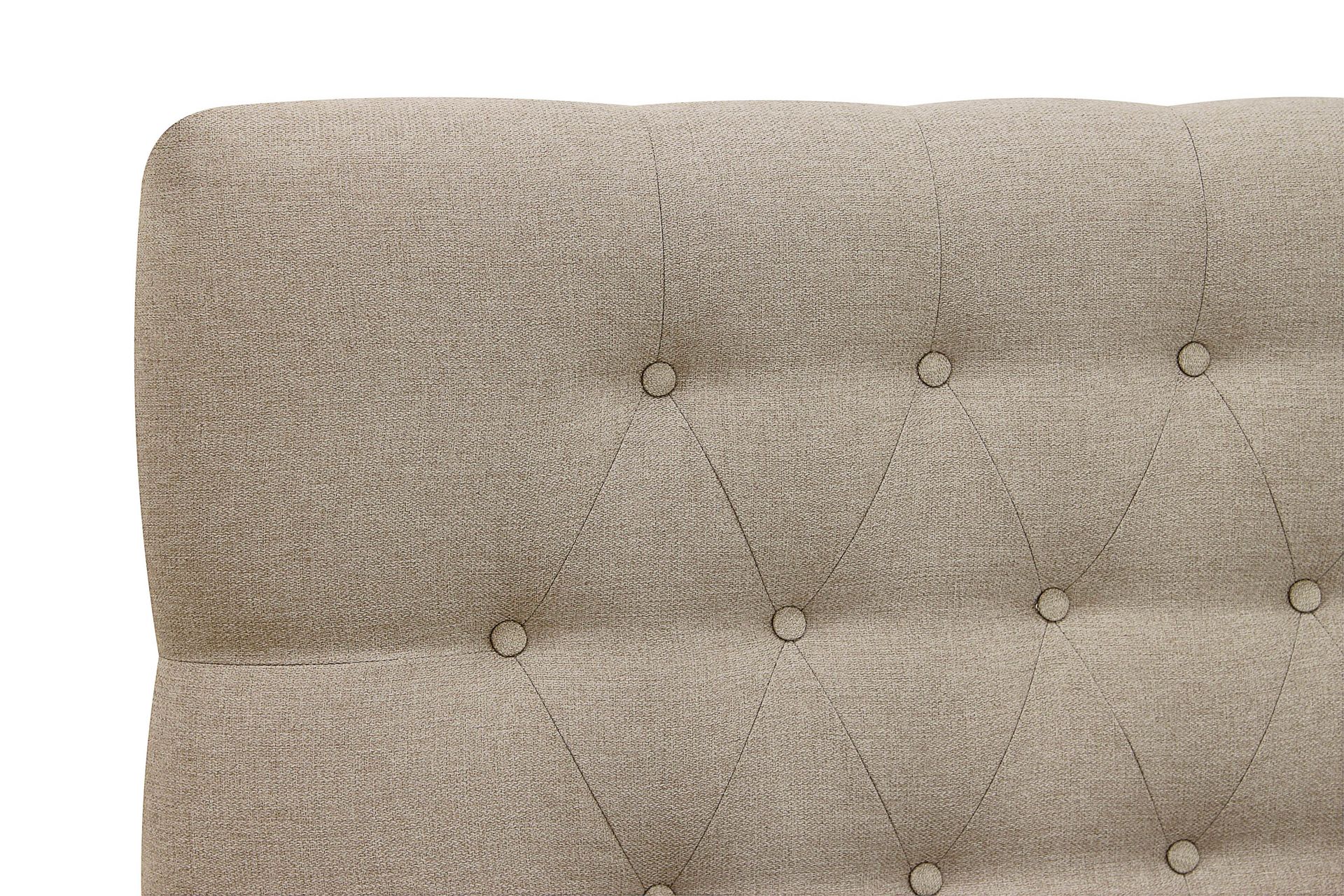 Hilton Komplet Sengpakke 180x200 cm Kontinentalseng med diamant sengegavl - Beige - Møbler - Senge - Komplet sengepakke