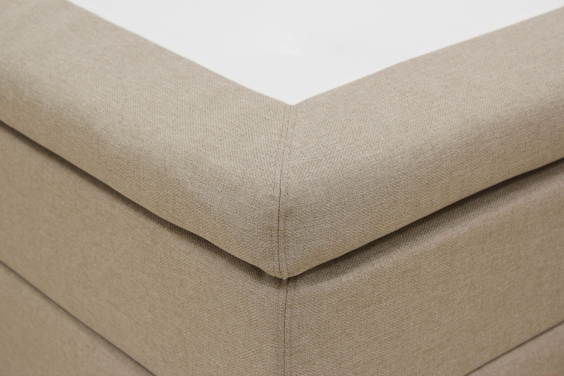Hilton Komplet Sengpakke 180x200 cm Kontinentalseng med diamant sengegavl - Beige - Møbler - Senge - Komplet sengepakke
