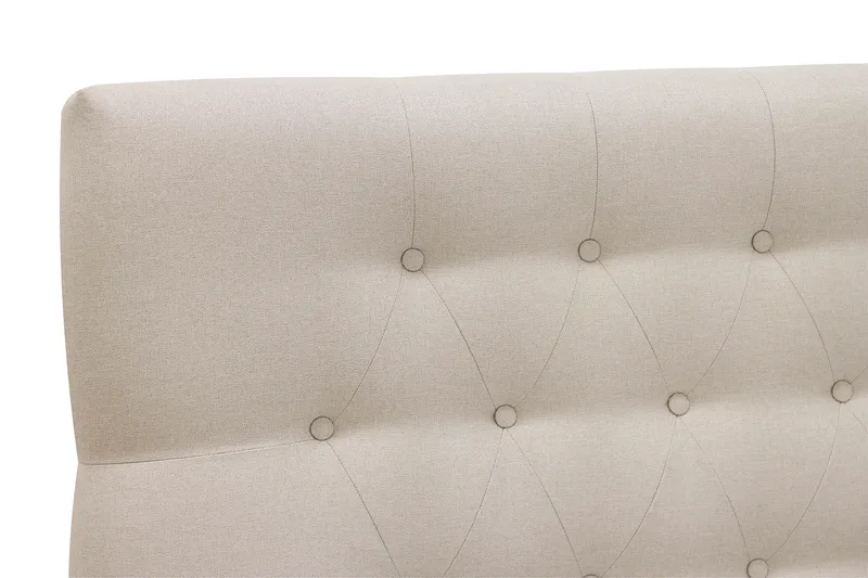 Hilton Komplet Sengpakke 180x200 cm Kontinentalseng med diamant sengegavl - Beige - Møbler - Senge - Kontinentalsenge