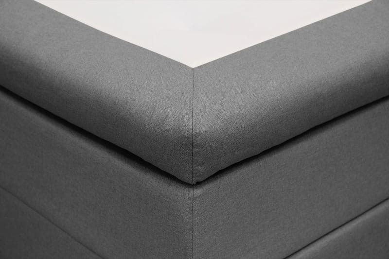 Hilton Komplet Sengpakke 180x200 cm Kontinentalseng med diamant sengegavl - Grå - Møbler - Senge - Komplet sengepakke