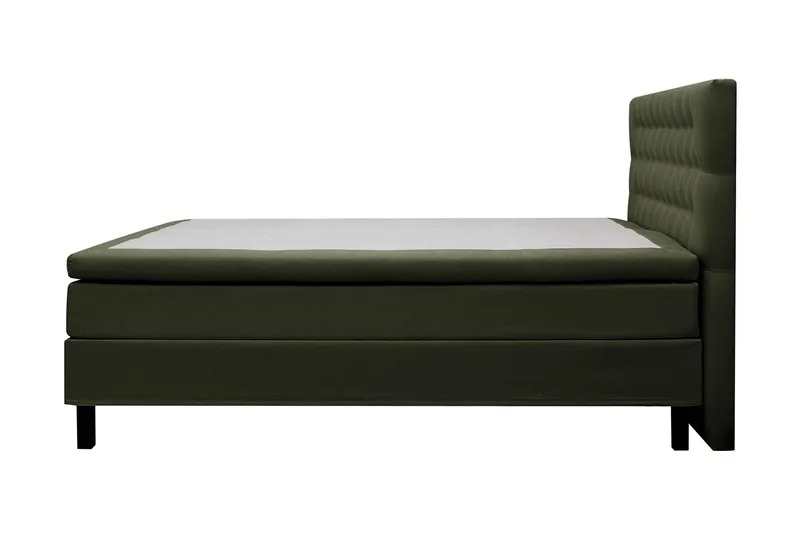 Hilton Komplet Sengpakke 180x200 cm Kontinentalseng med diamant sengegavl - Grøn - Møbler - Senge - Kontinentalsenge