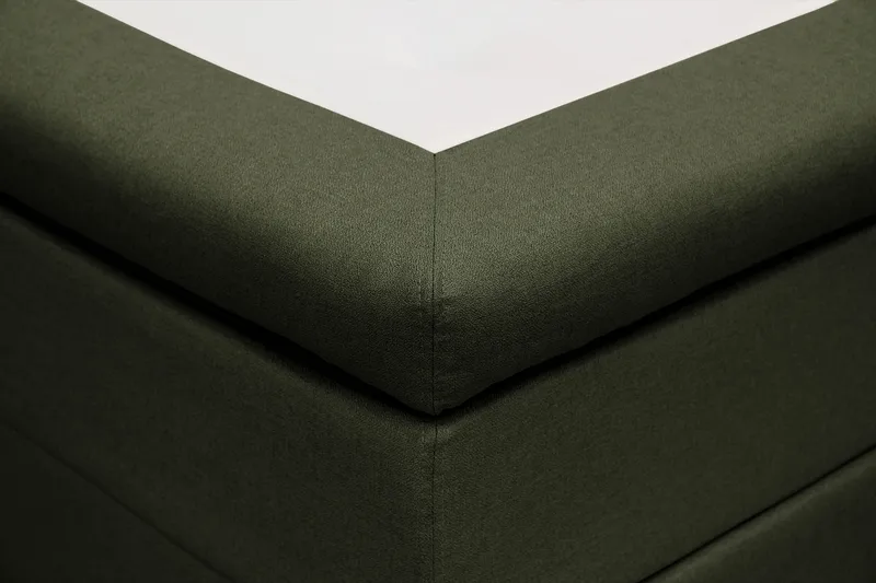 Hilton Komplet Sengpakke 180x200 cm Kontinentalseng med diamant sengegavl - Grøn - Møbler - Senge - Kontinentalsenge