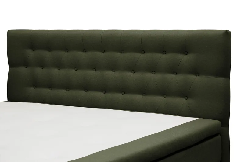 Hilton Komplet Sengpakke 180x200 cm Kontinentalseng med diamant sengegavl - Grøn - Møbler - Senge - Kontinentalsenge