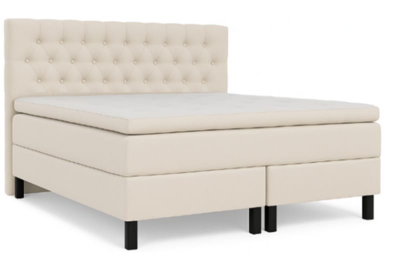 Hilton Kontinentalseng 160x200 cm - Beige - Møbler - Senge - Komplet sengepakke