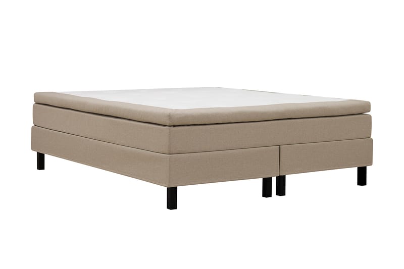 Hilton Kontinentalseng 160x200 cm - Beige - Møbler - Senge - Kontinentalsenge