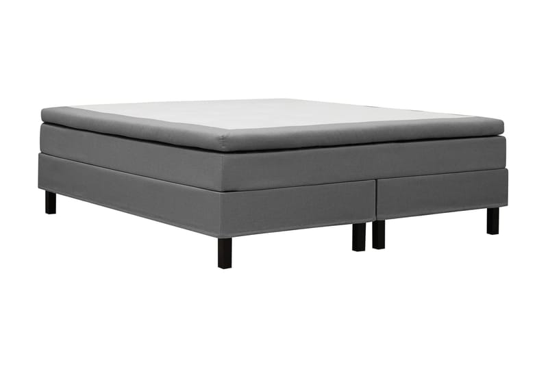 Hilton Kontinentalseng 160x200 cm - Grå - Møbler - Senge - Komplet sengepakke