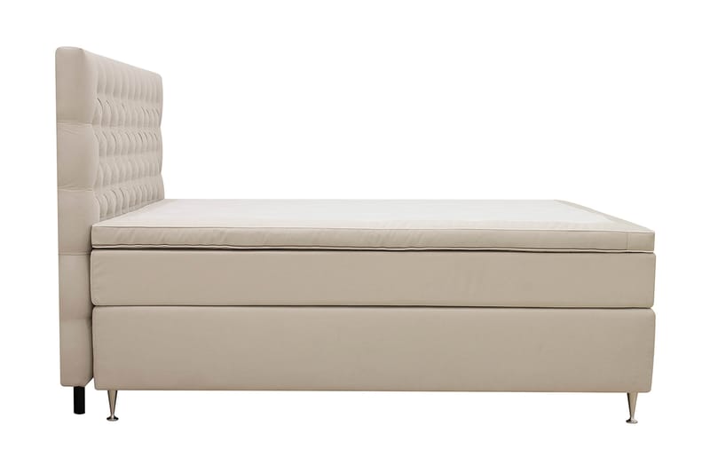 Hilton Luksus Komplet Sengepakke 160x200 cm - Beige - Møbler - Senge - Komplet sengepakke