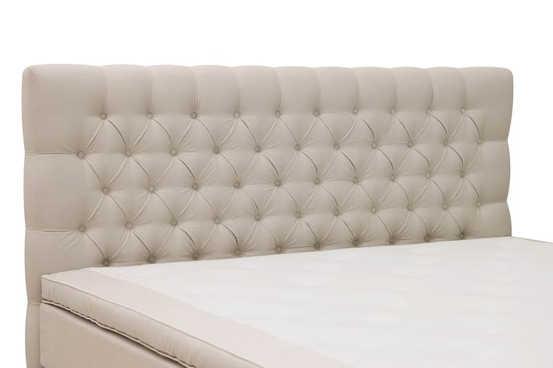 Hilton Luksus Komplet Sengepakke 160x200 cm - Beige - Møbler - Senge - Komplet sengepakke