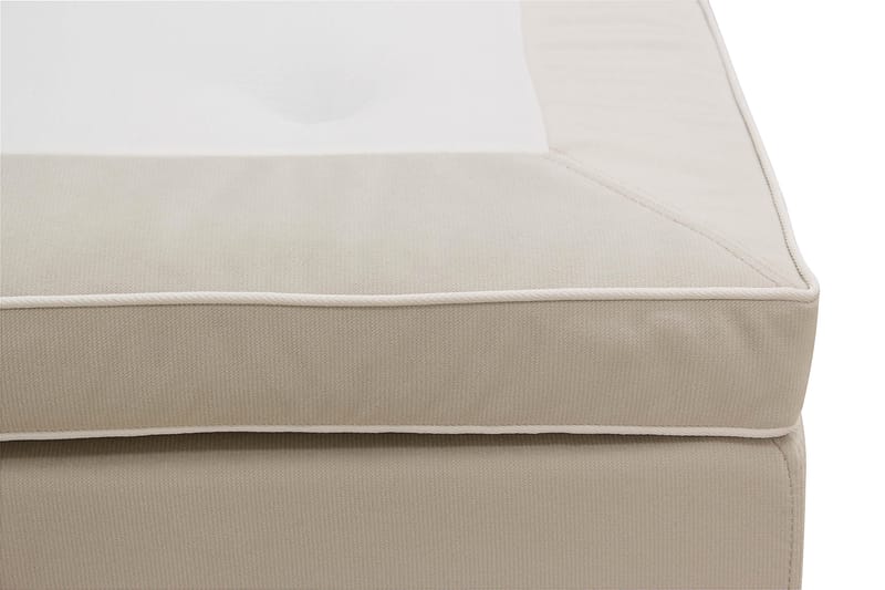 Hilton Luksus Komplet Sengepakke 160x200 cm - Beige - Møbler - Senge - Komplet sengepakke
