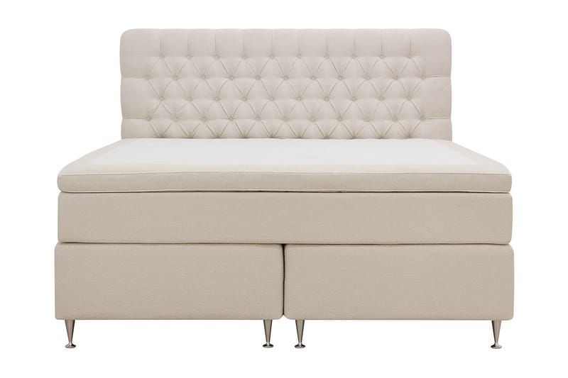 Hilton Luksus Komplet Sengepakke 180x200 cm - Ivory - Møbler - Senge - Komplet sengepakke