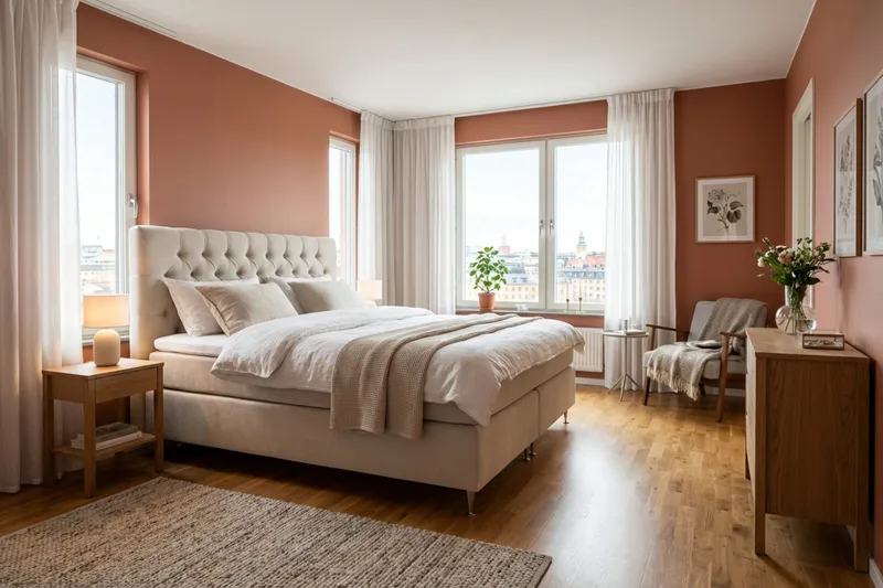 Hilton Lyx komplet sengepakke 160x200 cm kontinentalseng med knapbetrukket sengegavl i chenille - Beige - Møbler - Senge - Kontinentalsenge