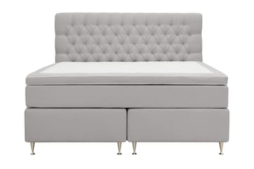 Hilton lyx Komplet Sengepakke 160x200 cm Kontinentalseng med knapdekoreret sengegavl