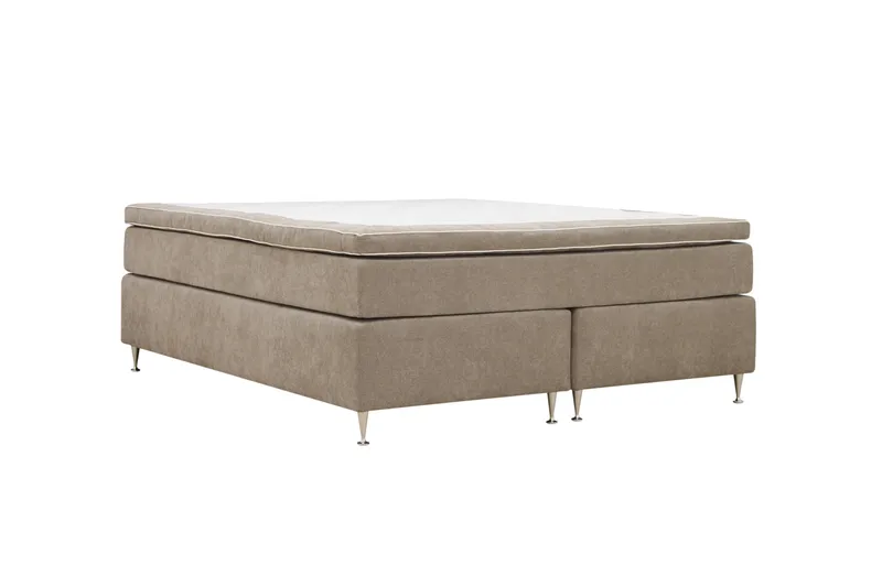 Hilton Lyx kontinentalseng 160x200 cm - Brun - Møbler - Senge - Kontinentalsenge