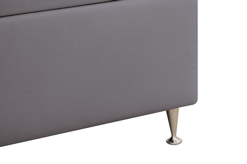 Hilton Lyx Kontinentalseng 160x200 cm - Grå - Møbler - Senge - Kontinentalsenge