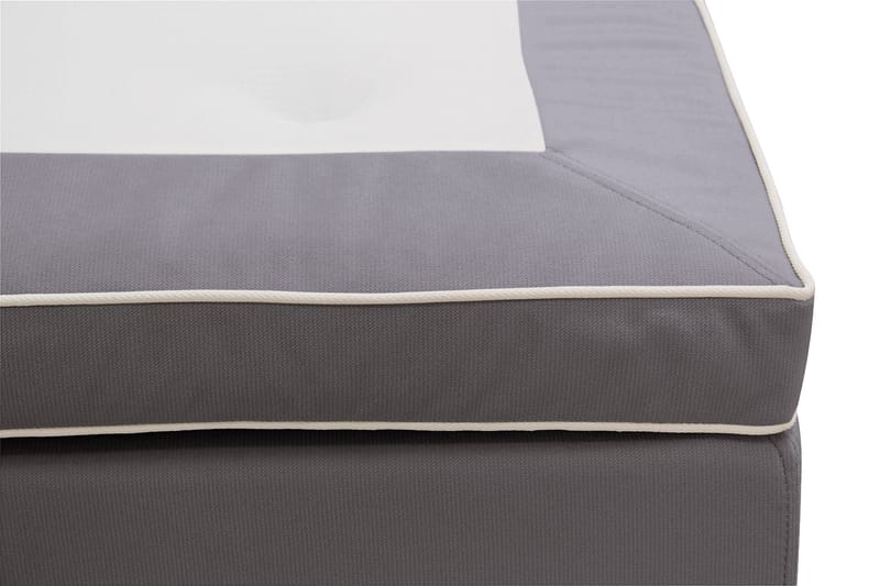 Hilton Lyx Kontinentalseng 160x200 cm - Grå - Møbler - Senge - Kontinentalsenge