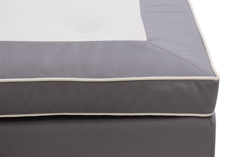 Hilton Lyx Kontinentalseng 160x200 cm - Grå - Møbler - Senge - Kontinentalsenge