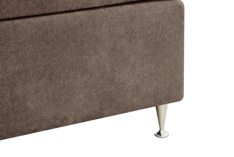 Hilton Lyx kontinentalseng 160x200 cm - Mørkebrun - Møbler - Senge - Kontinentalsenge