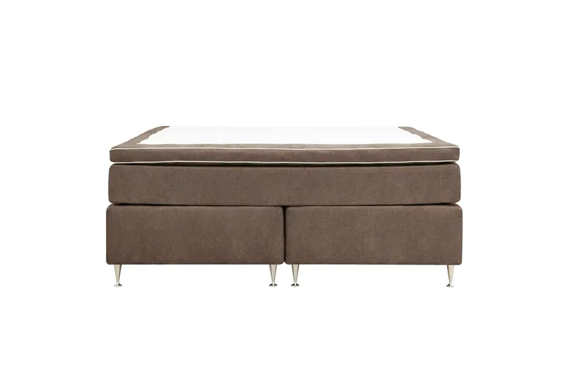 Hilton Lyx kontinentalseng 160x200 cm - Mørkebrun - Møbler - Senge - Kontinentalsenge