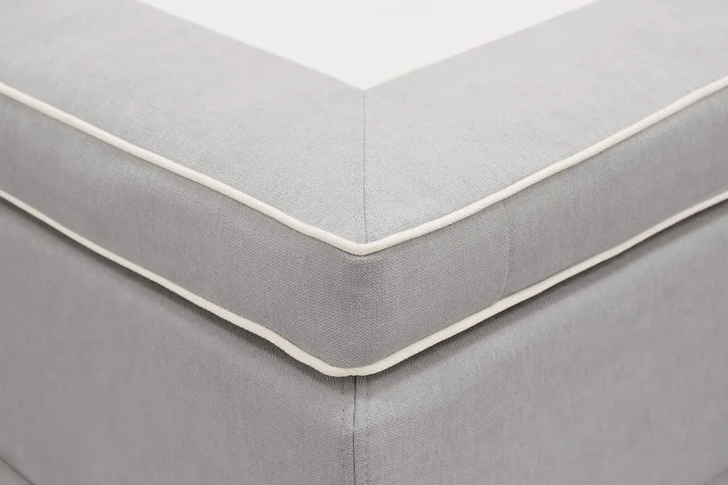 Hilton Lyx Kontinentalseng 180x200 cm - Grå - Møbler - Senge - Kontinentalsenge