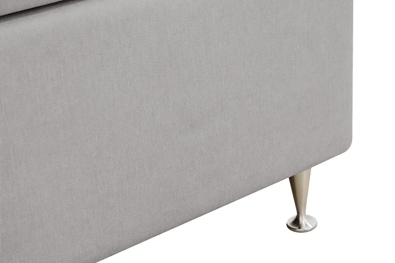 Hilton Lyx Kontinentalseng 180x200 cm - Grå - Møbler - Senge - Kontinentalsenge