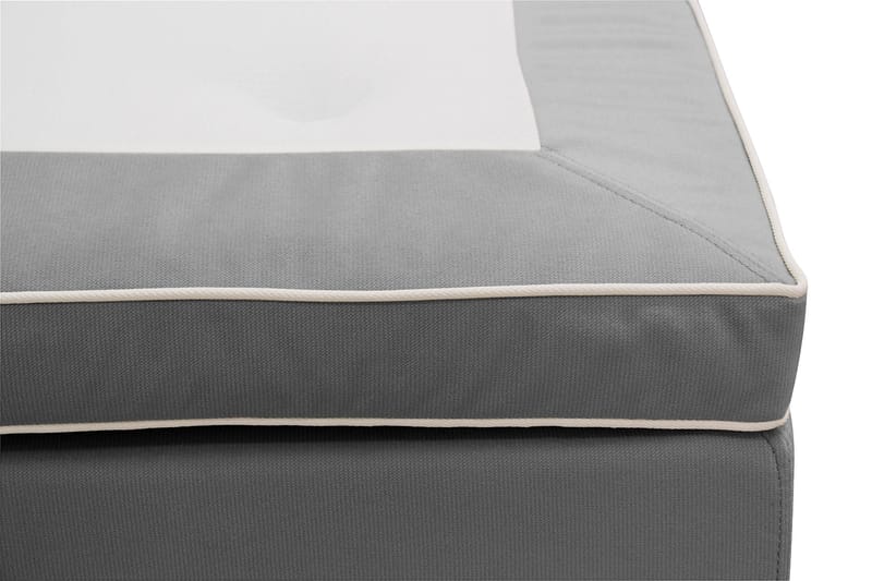 Hilton Lyx Kontinentalseng 180x200 cm - Lysegrå - Møbler - Senge - Kontinentalsenge