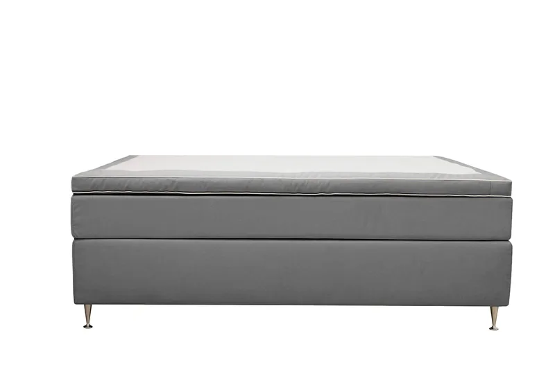 Hilton Lyx Kontinentalseng 180x200 cm - Lysegrå - Møbler - Senge - Kontinentalsenge