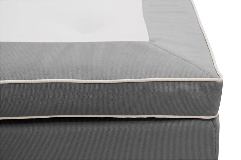 Hilton Lyx Kontinentalseng 180x200 cm - Lysegrå - Møbler - Senge - Kontinentalsenge