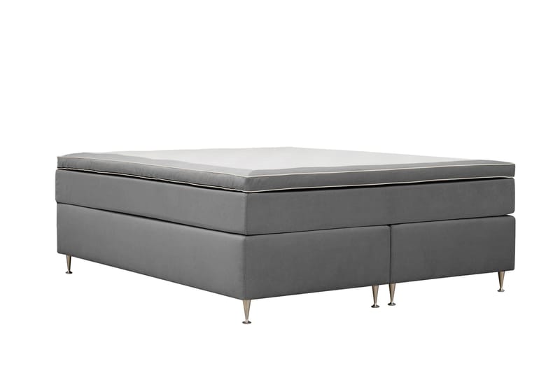 Hilton Lyx Kontinentalseng 180x200 cm - Lysegrå - Møbler - Senge - Kontinentalsenge