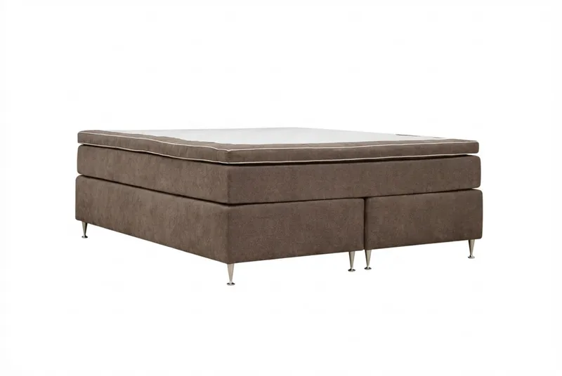 Hilton Lyx kontinentalseng 180x200 cm - Mørkebrun - Møbler - Senge - Kontinentalsenge
