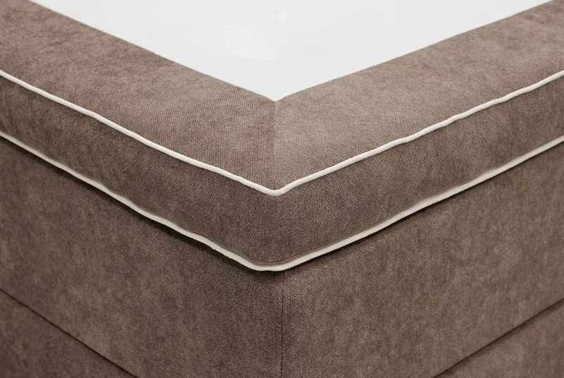 Hilton Lyx kontinentalseng 180x200 cm - Mørkebrun - Møbler - Senge - Kontinentalsenge