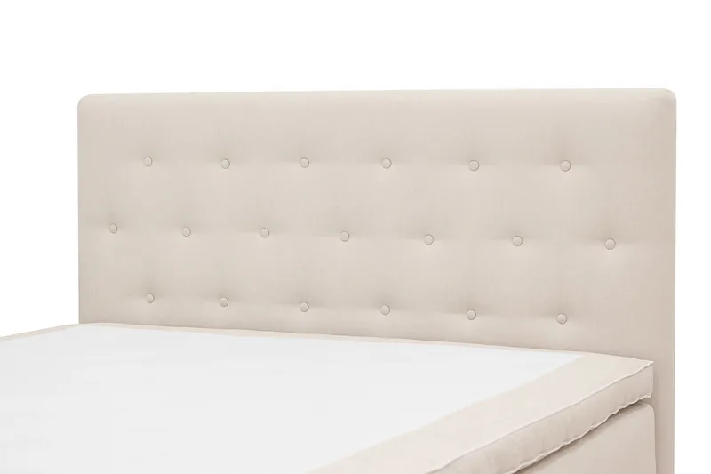 Hilton Plus Komplet sengepakke med opbevaring 140x200 cm - Lys beige - Møbler - Senge - Kontinentalsenge