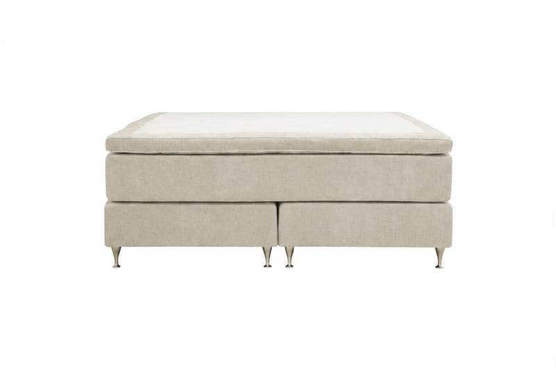 Hilton Premium kontinentalseng 180x200 cm - Beige stof - Møbler - Senge - Kontinentalsenge