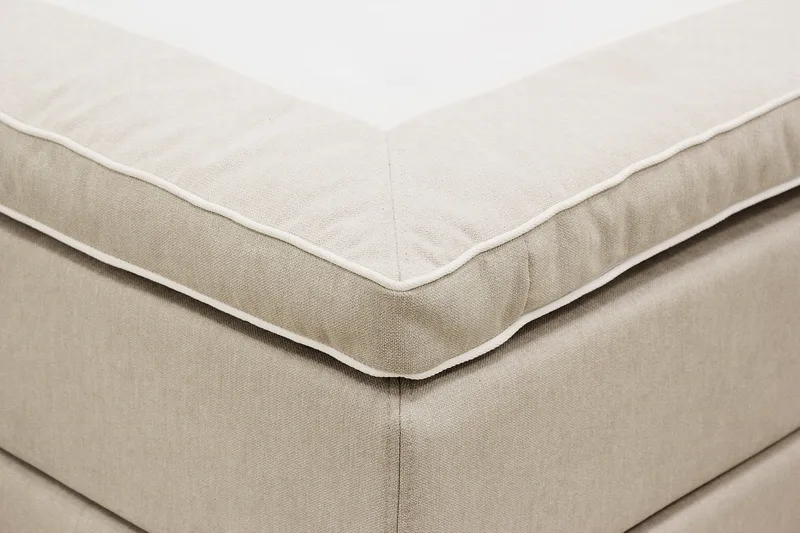 Hilton Plus Komplet seng pakke 160x200 cm - Beige - Møbler - Senge - Komplet sengepakke