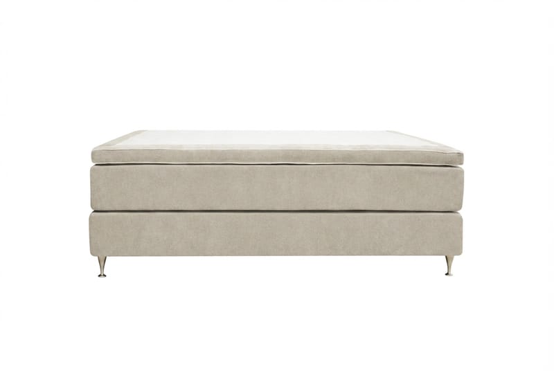 Hilton Premium kontinentalseng 180x200 cm - Beige stof - Møbler - Senge - Kontinentalsenge