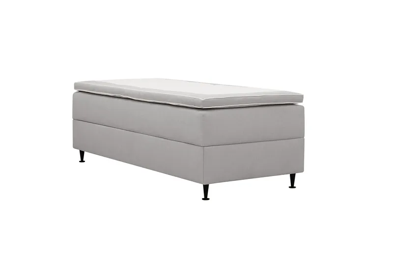 Hilton Plus Kontinentalseng med opbevaring 90x200 cm - Grå - Møbler - Senge - Kontinentalsenge