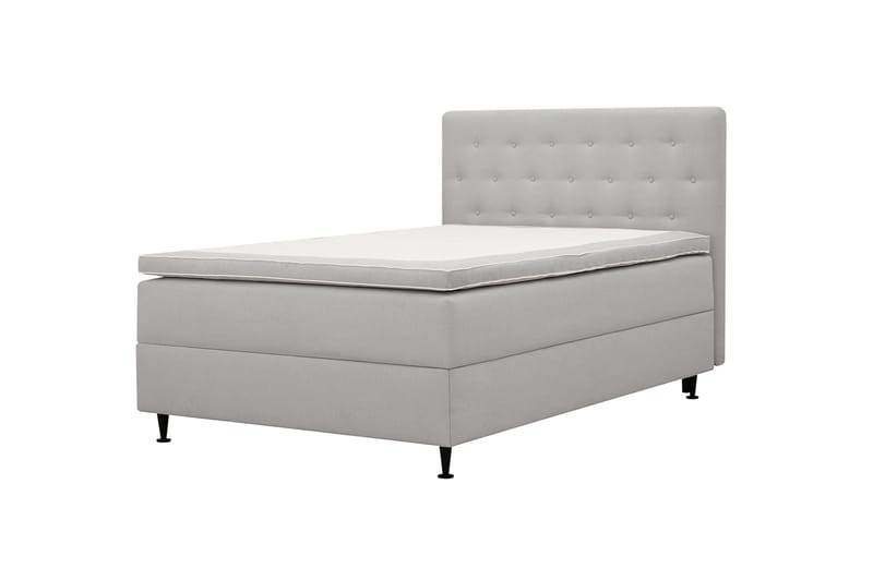 Hilton Plus Komplet sengepakke med opbevaring 140x200 cm - Grå - Møbler - Senge - Kontinentalsenge