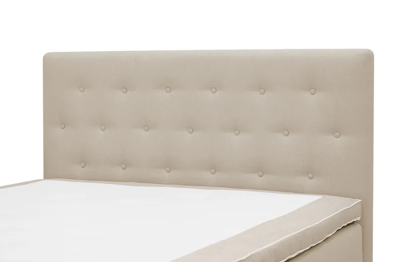 Hilton Plus Komplet sengepakke med opbevaring 140x200 cm - Beige - Møbler - Senge - Kontinentalsenge