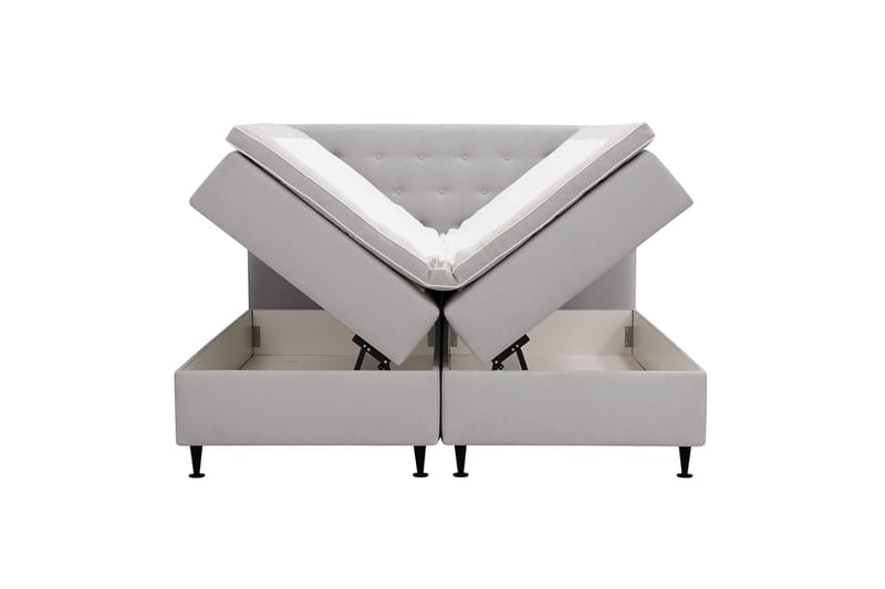 Hilton Plus Kontinentalseng med opbevaring 180x200 cm - Grå - Møbler - Senge - Kontinentalsenge