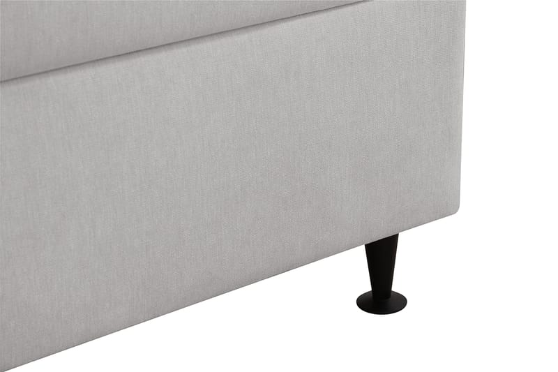 Hilton Plus Komplet sengepakke med opbevaring 180x200 cm - Grå - Møbler - Senge - Kontinentalsenge