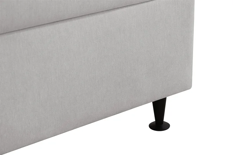 Hilton Plus Komplet sengepakke med opbevaring 180x200 cm - Grå - Møbler - Senge - Kontinentalsenge