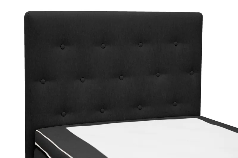 Hilton Plus Komplet sengepakke med opbevaring 90x200 cm - Antracit - Møbler - Senge - Kontinentalsenge