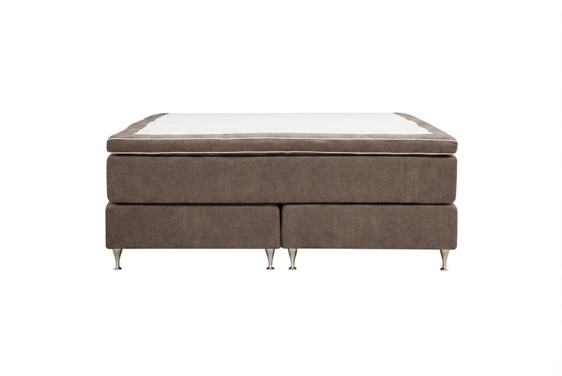 Hilton Premium kontinentalseng 180x200 cm - Brunt stof - Møbler - Senge - Kontinentalsenge